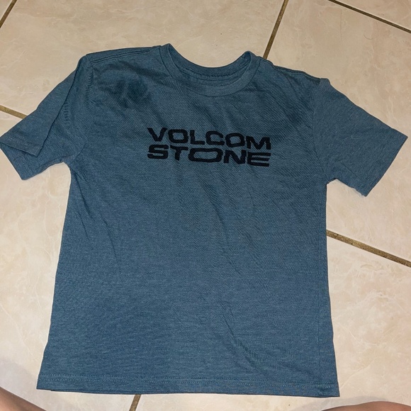 244. Volcom Blue Shirt Size 8 - Picture 1 of 3